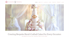 Desktop Screenshot of cakesbysejal.com